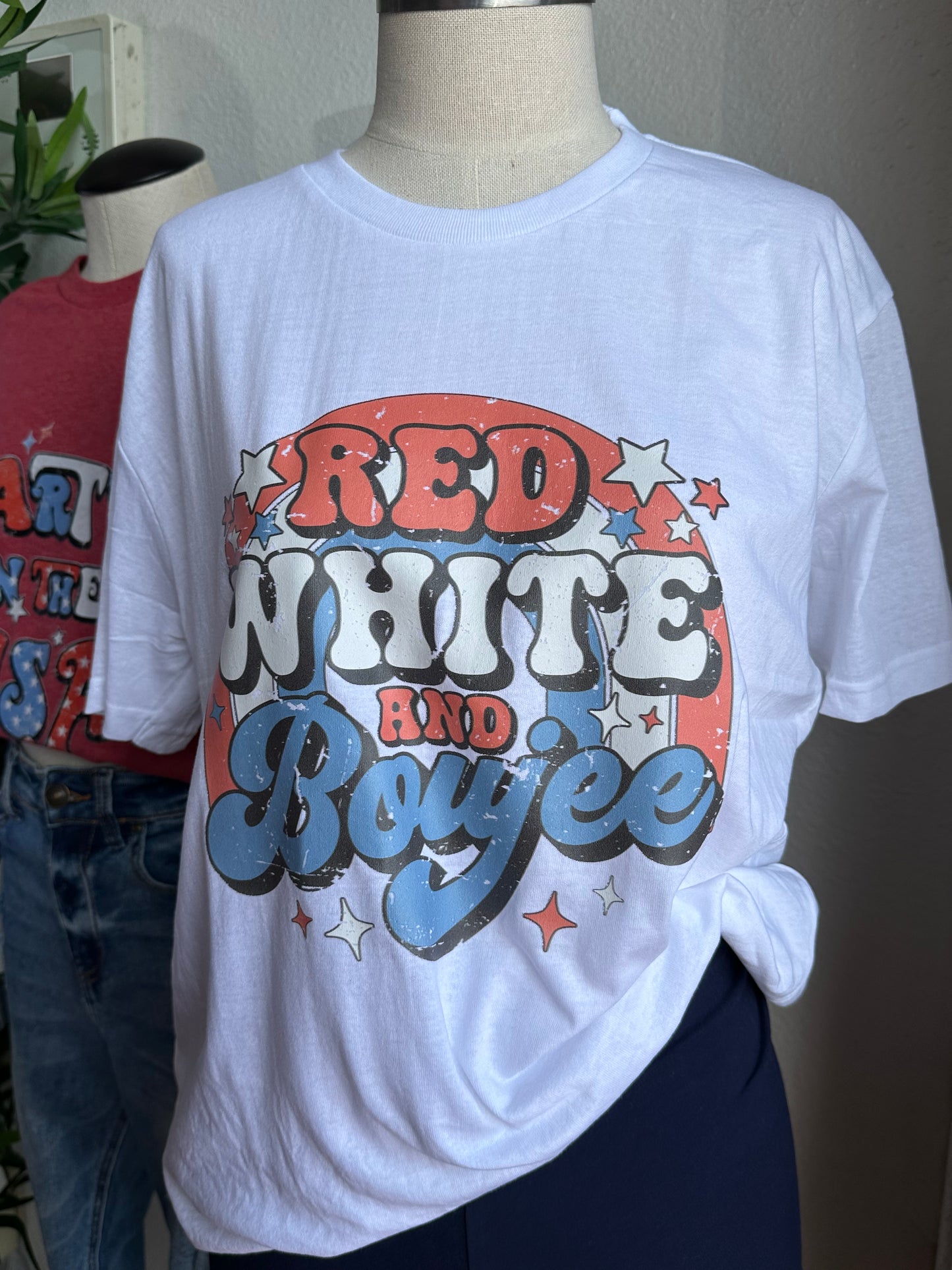 Vintage "Red White and Boujee"