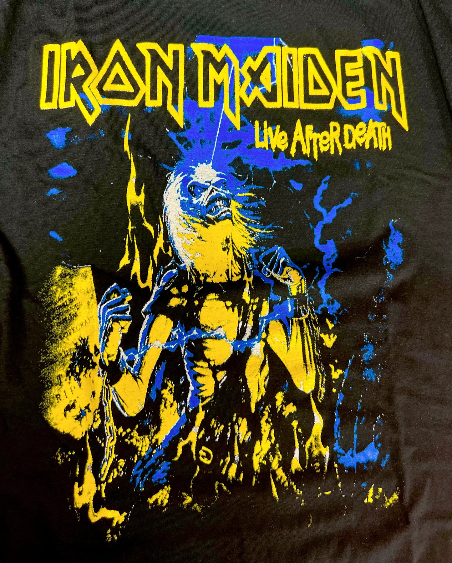 Maiden T-Shirt (Blue & Yellow)