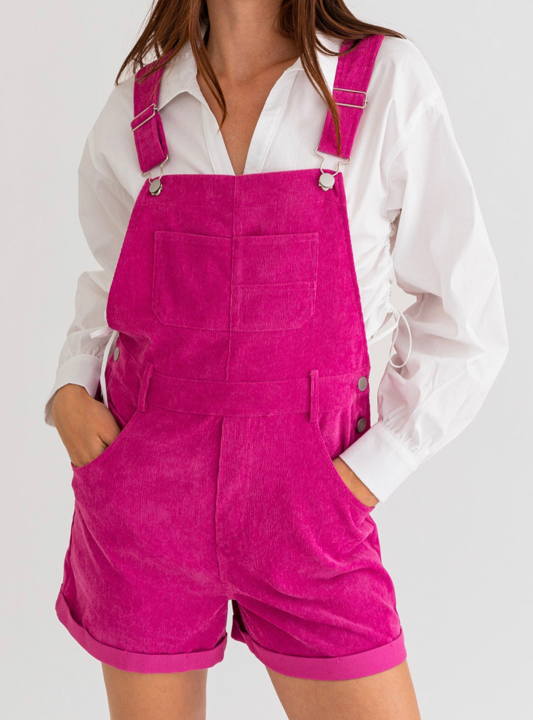 Leila Pink Overalls