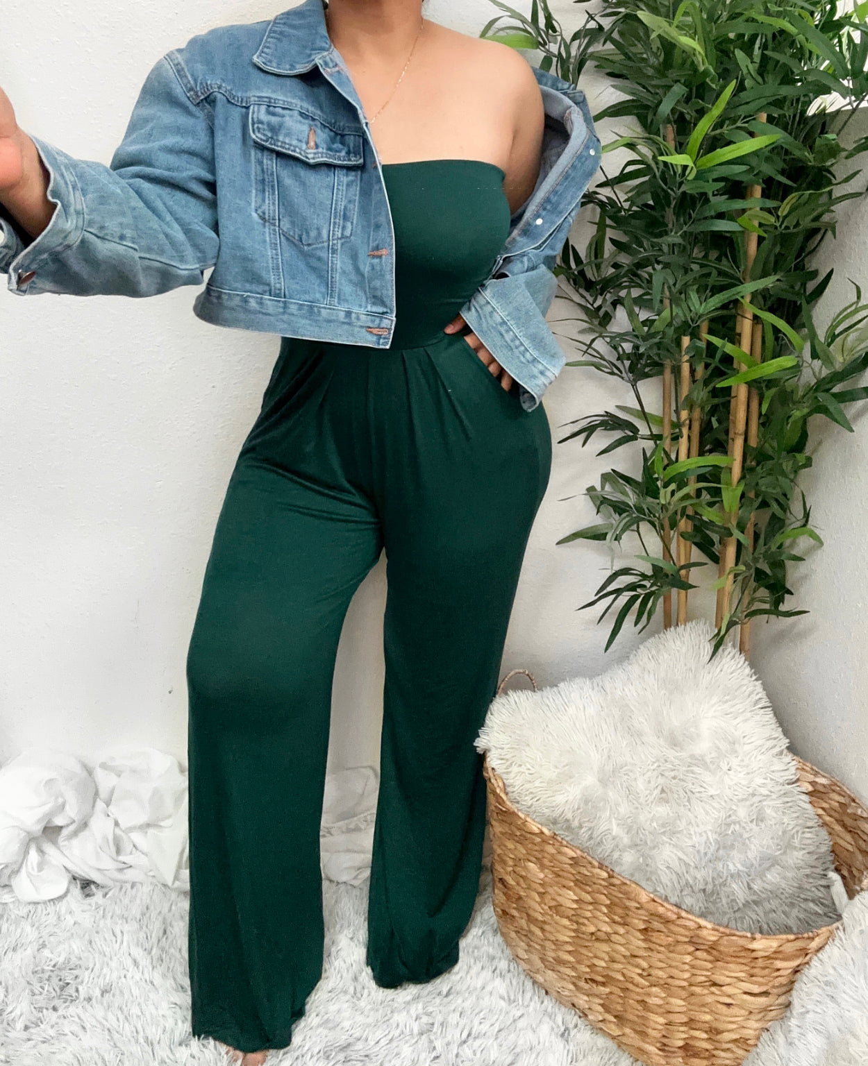 Casual Jumpsuit Wide Leg beige (not pictured)