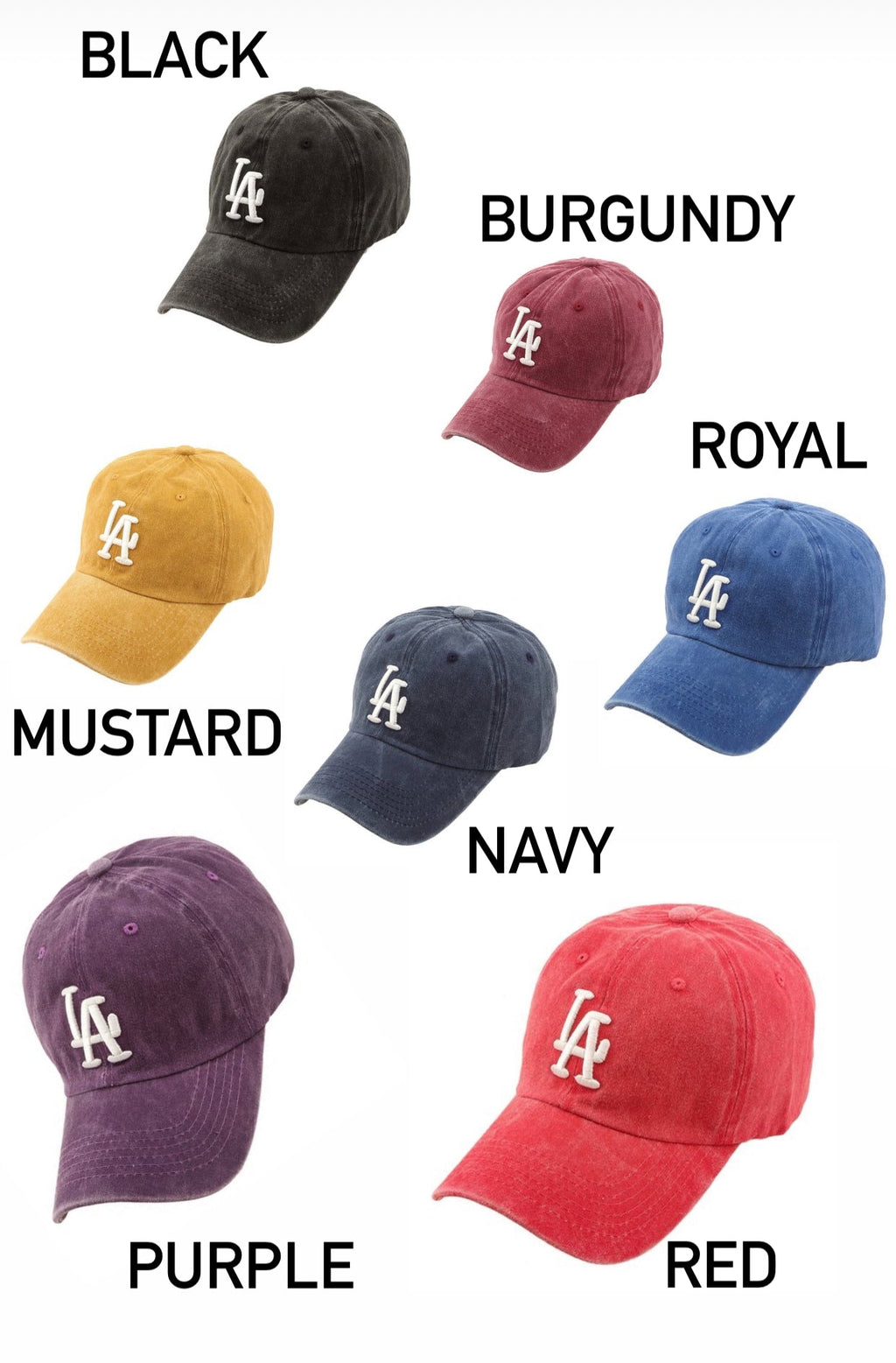 LA Acid Wash Hat