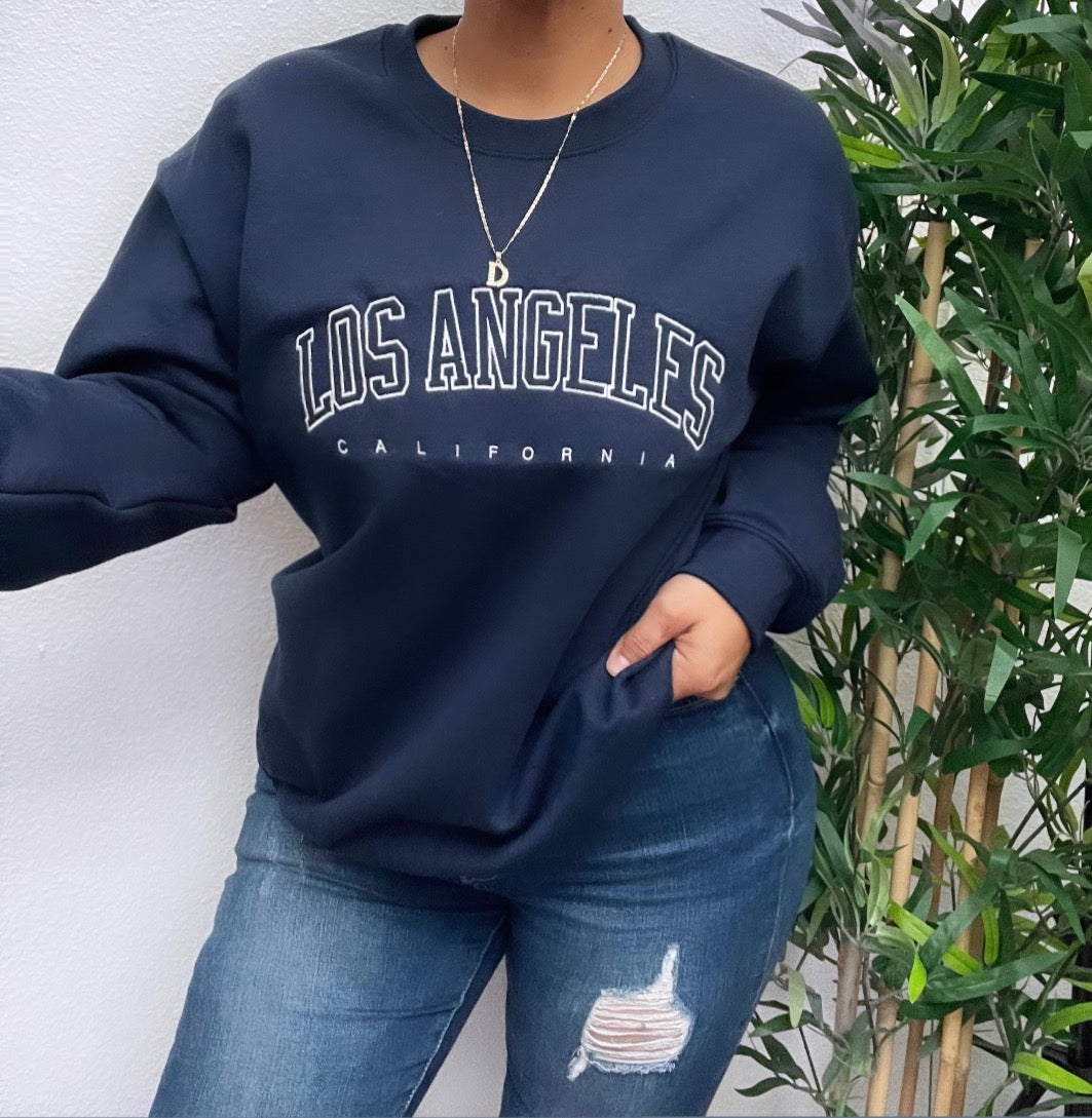 Los Angeles crewneck (navy)