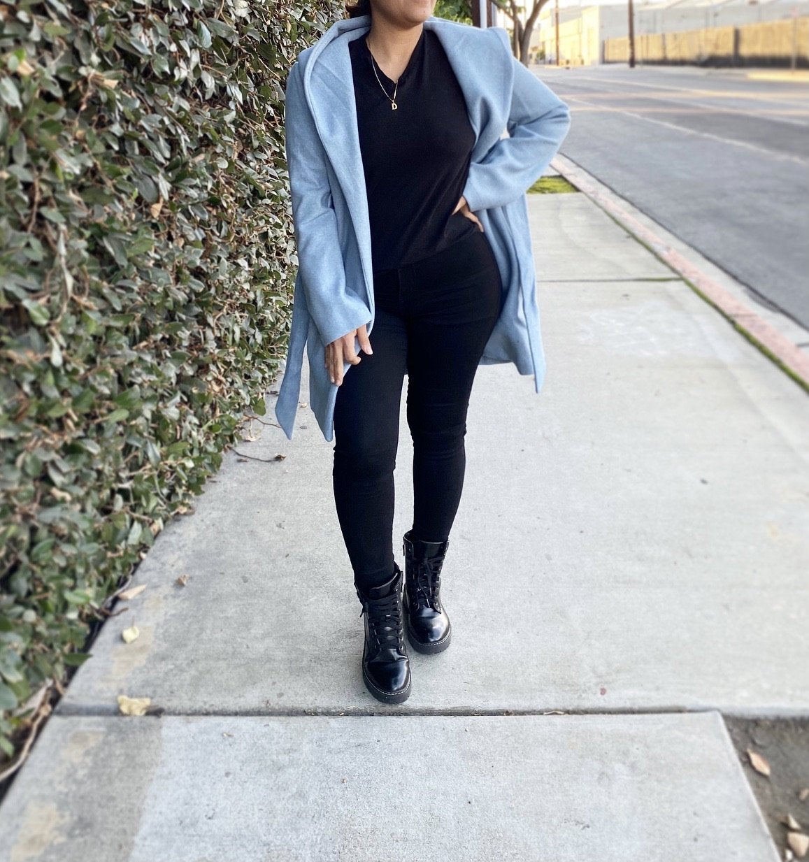 Cozy & Chic coat (light baby blue)