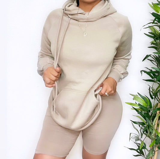 Chill sweater dress (sand beige)