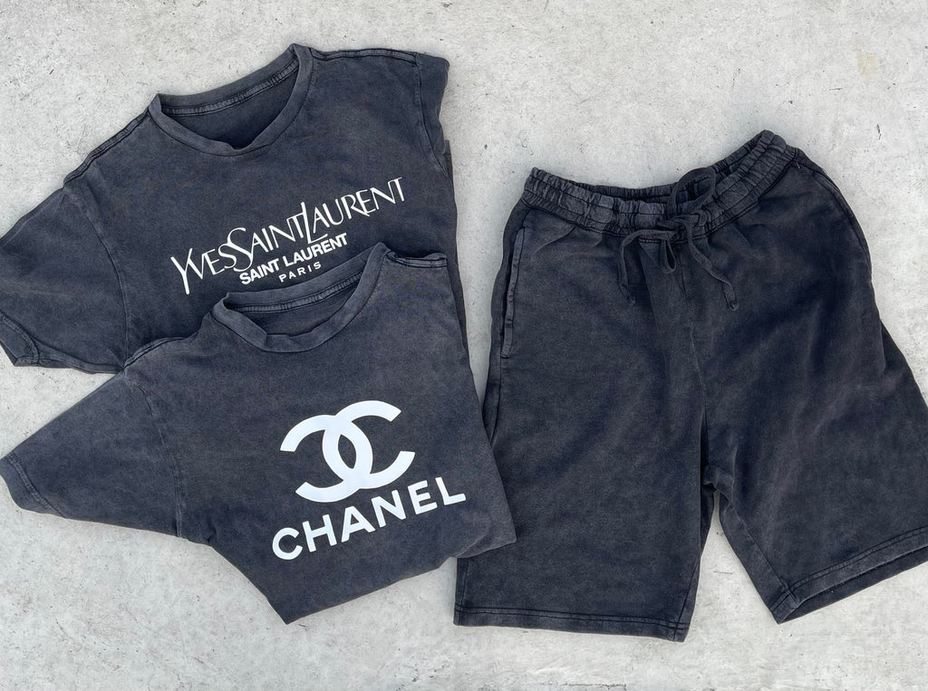 Just right acid shorts (black)