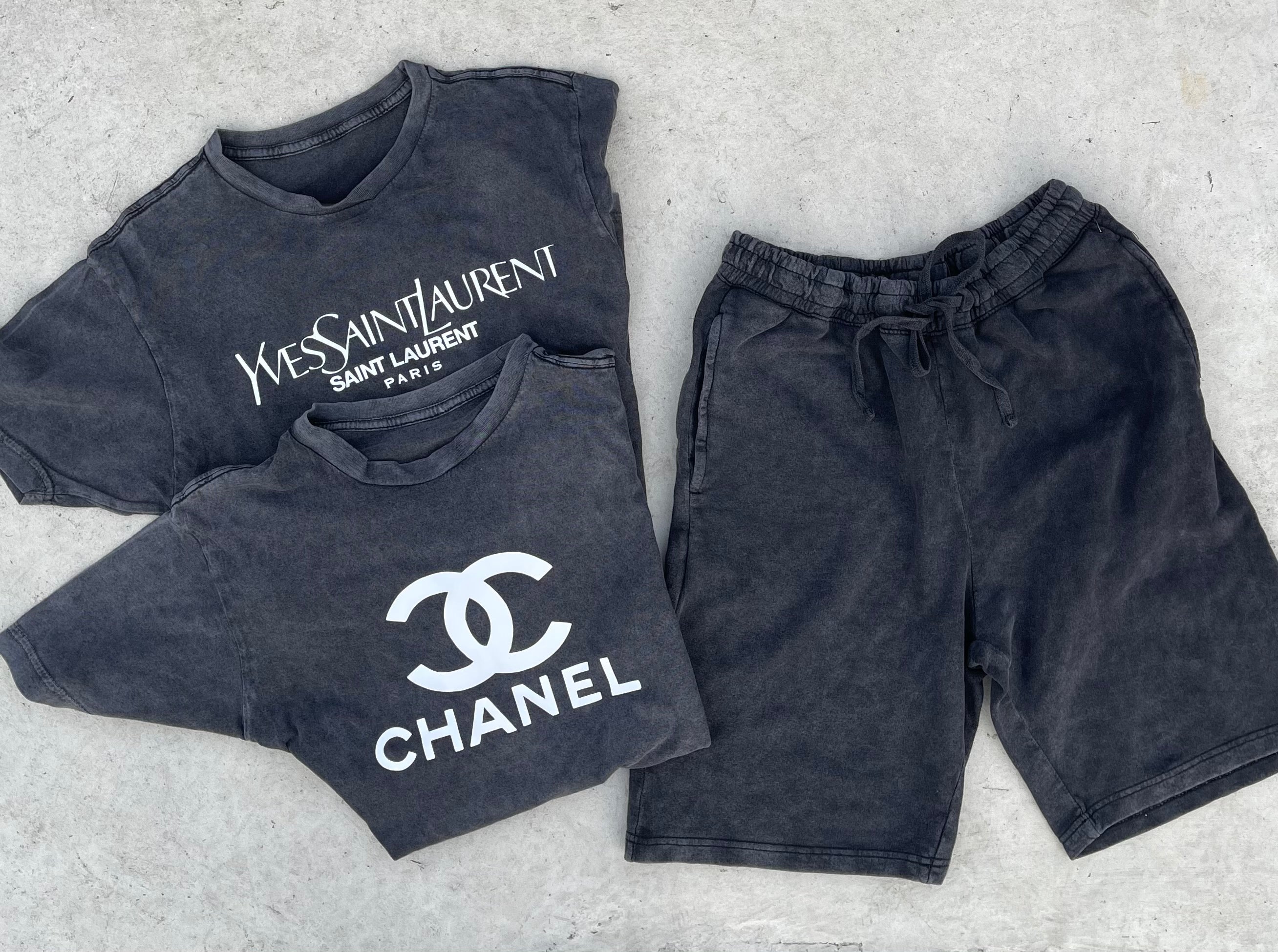 Just right acid shorts (black)