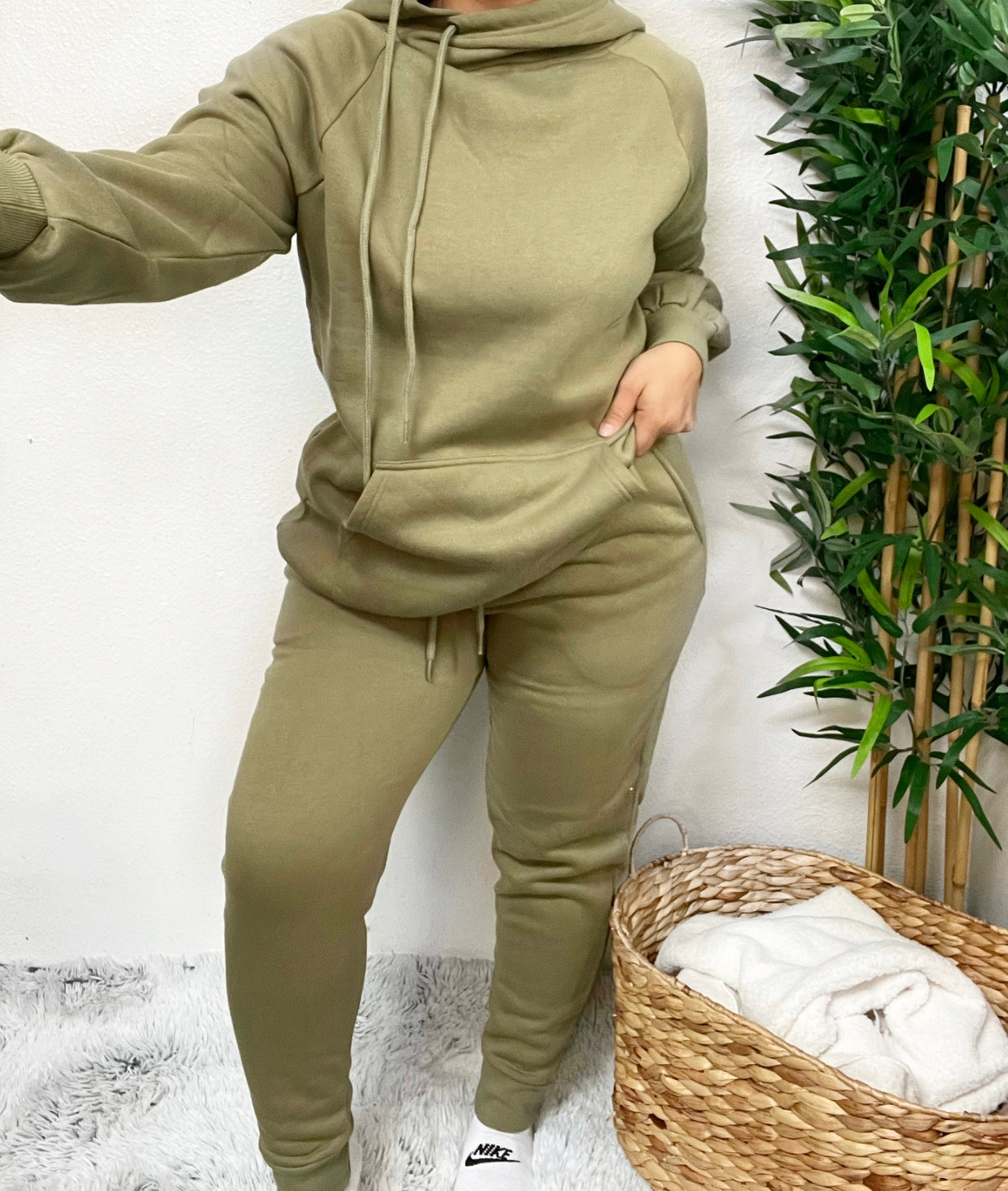 Chill jogger set (olive)