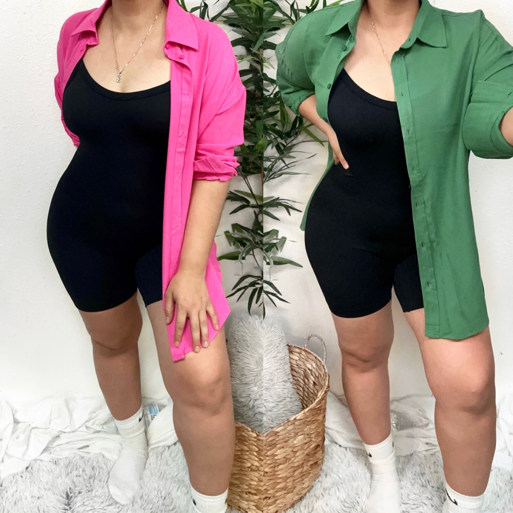 Joseline Button-up (HIGH-LOW)