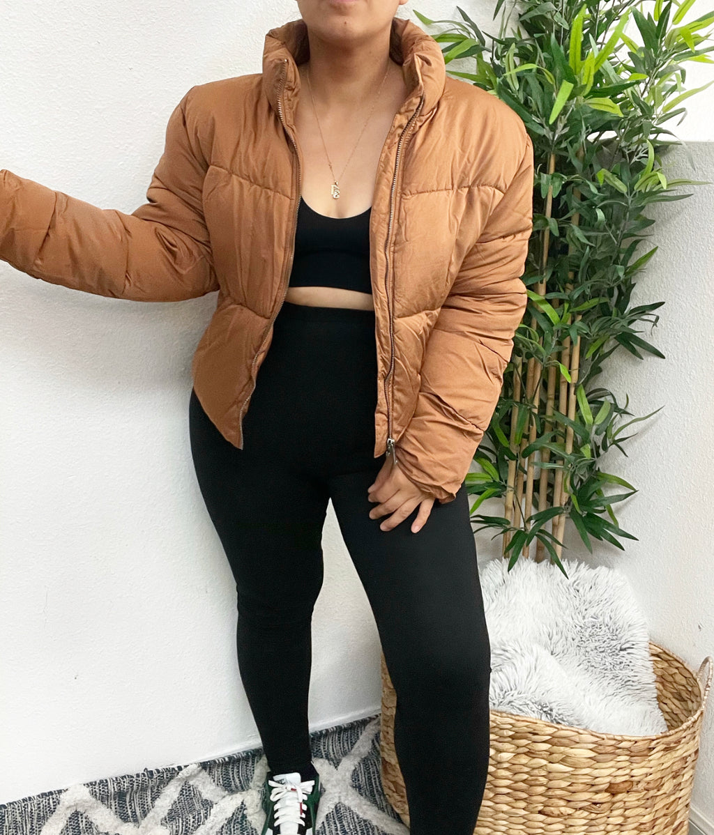 Bronze Puff Jacket