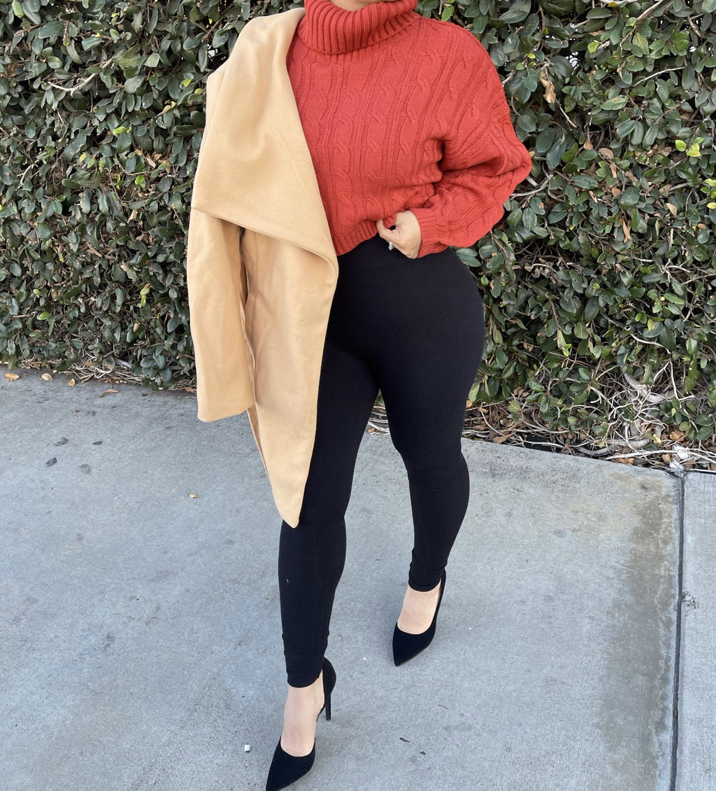 Snug knit sweater (terra)