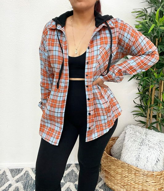 Chase me hoodie flannel