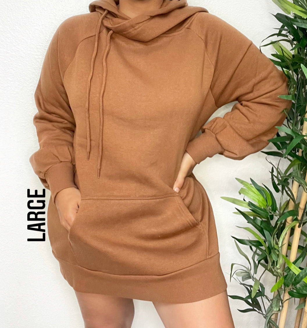 Chill sweater dress (camel)