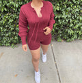 Snug set burgundy (2216)