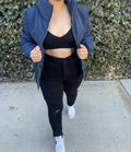 Take me back bomber jacket (navy)