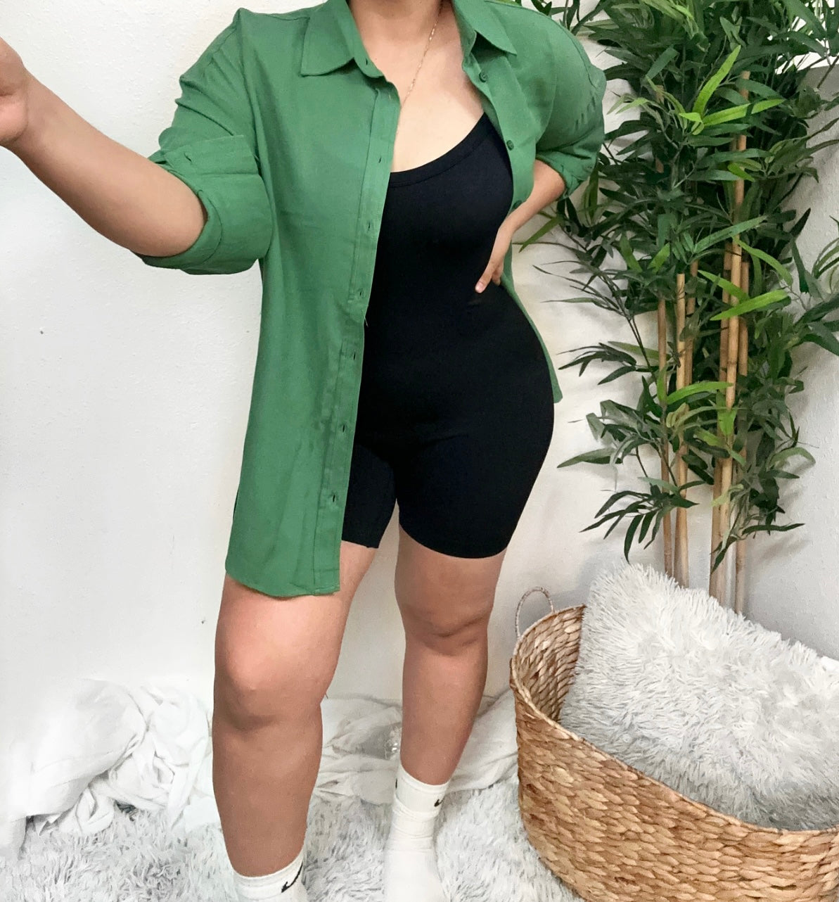 Joseline Button-up (HIGH-LOW)