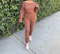 Tie me up set (dark mocha)