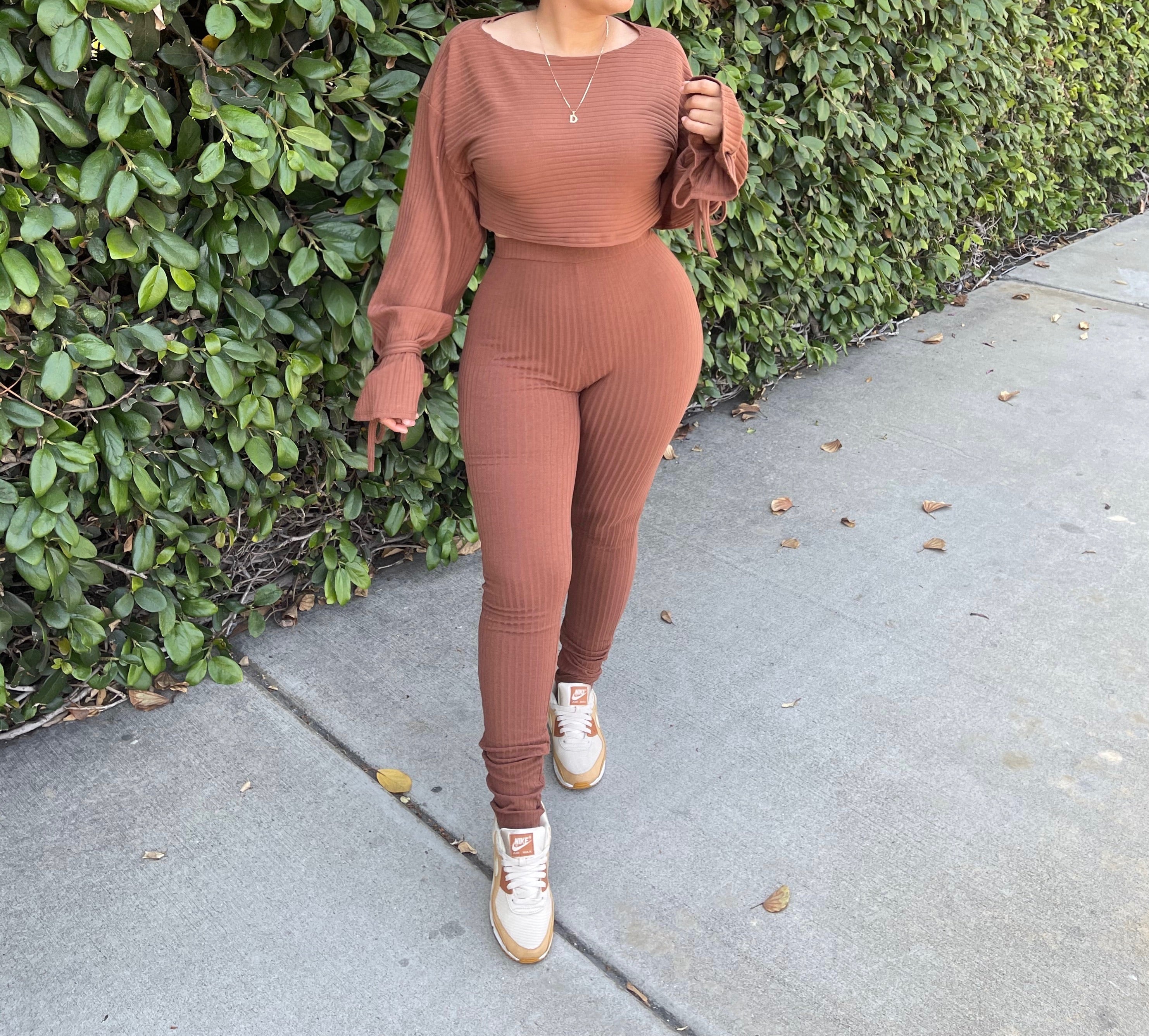 Tie me up set (dark mocha)