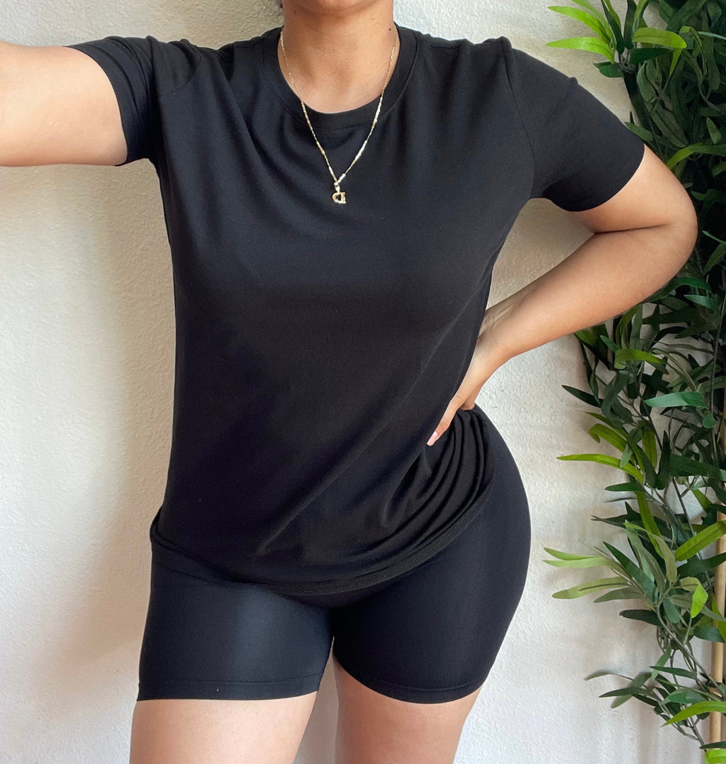 Summer basic tops (dark colors)