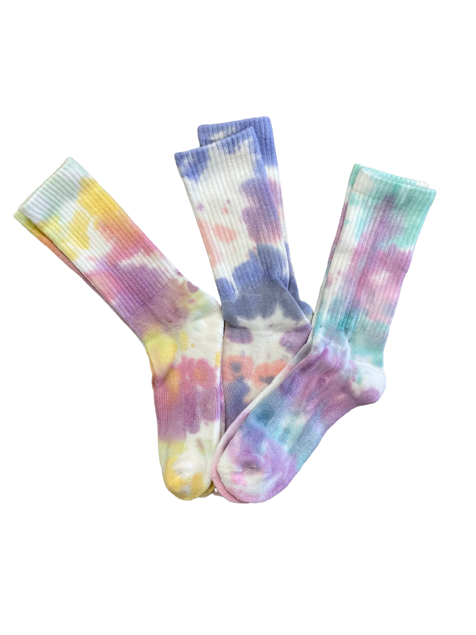 Summer tie dye socks