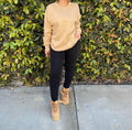 Emulate me crewneck (tan)