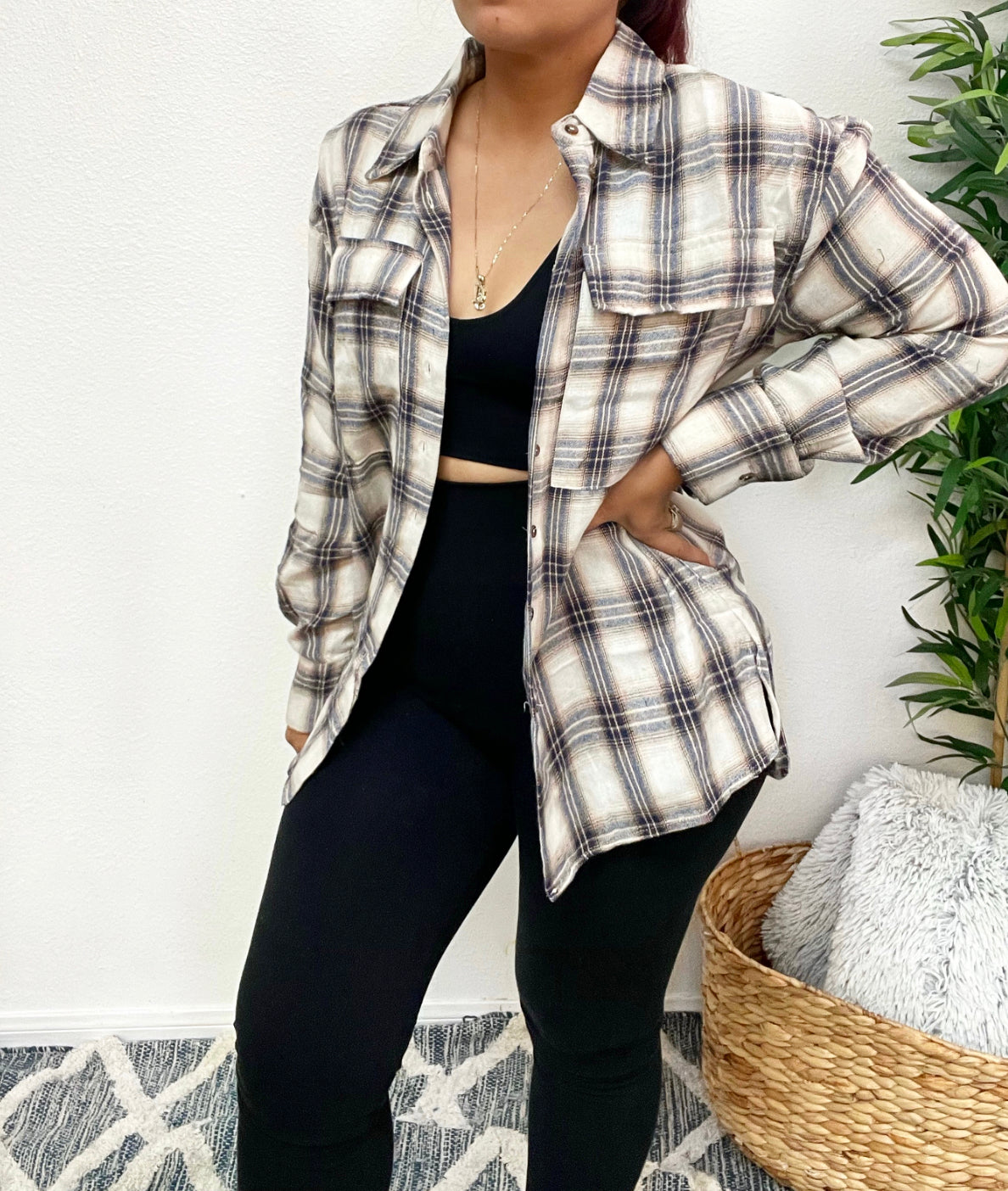 At the patch flannel (light)