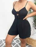 So fresh romper (black)