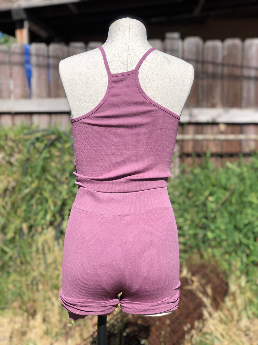 Sandy Biker set (mauve)