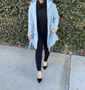 Cozy & Chic coat (light baby blue)