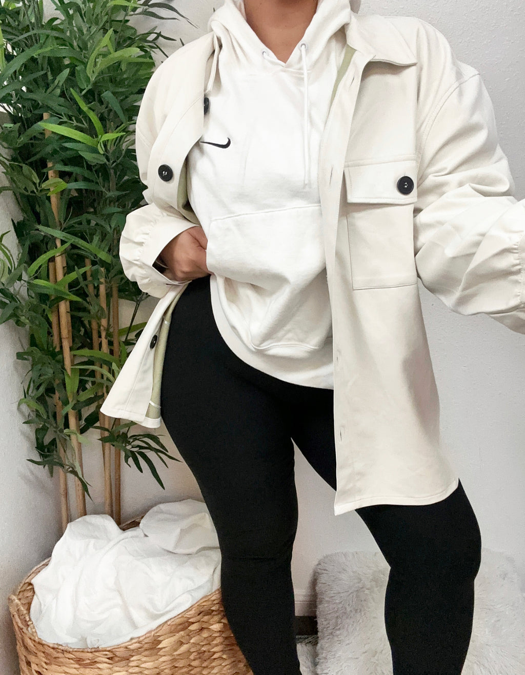 Ivory Running Jacket Ivory Jacket – Dm Boutique