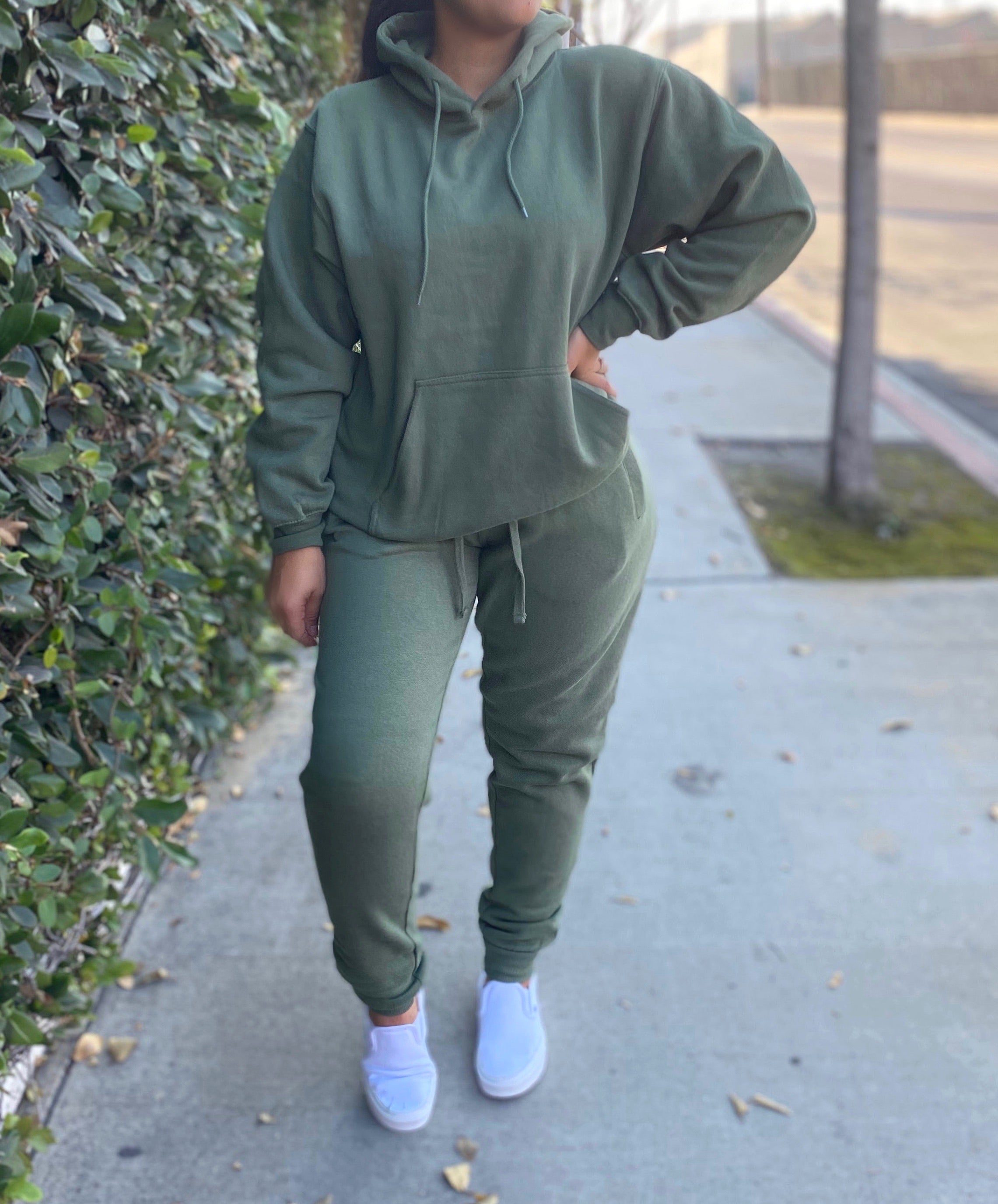 Mabel jogger set (olive)