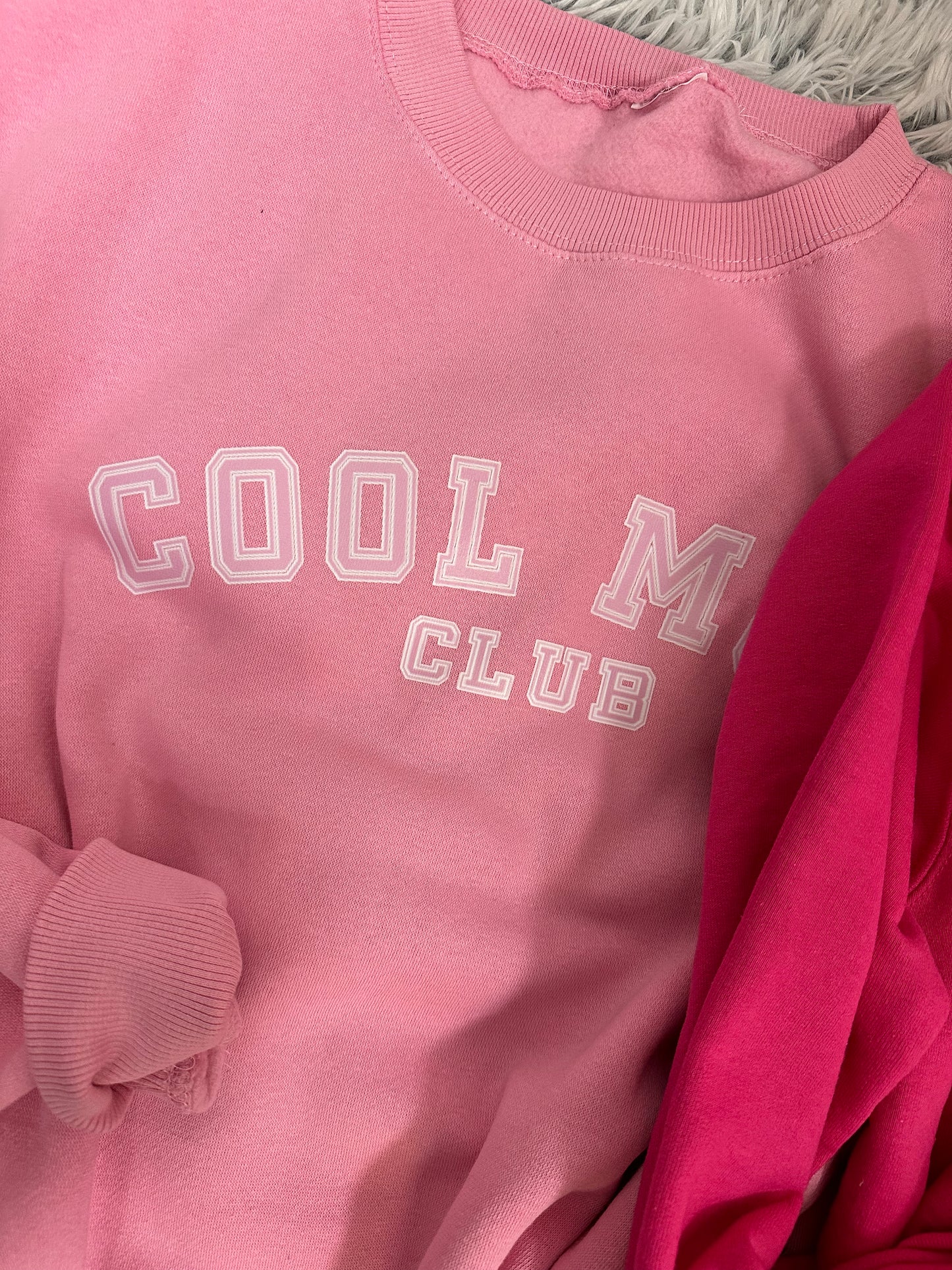 COOL MOM Club Crewneck (Pink)