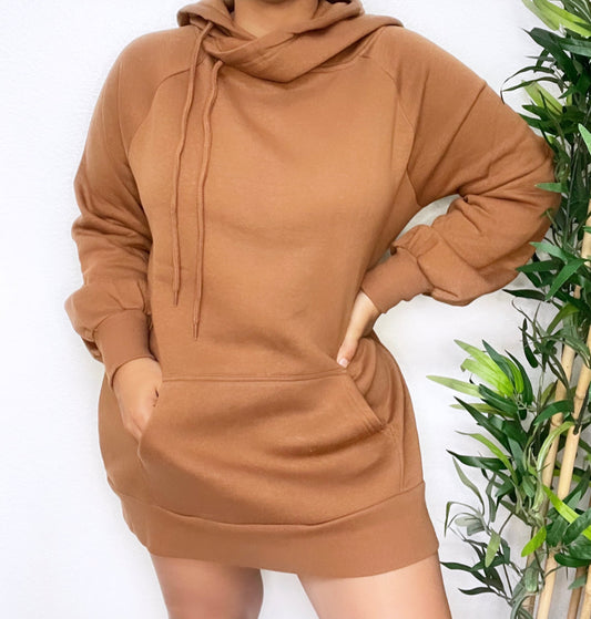 Chill sweater dress (camel)