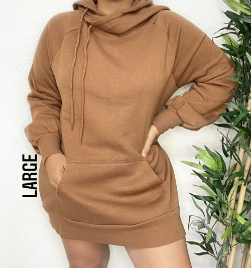 Chill sweater dress (almond)