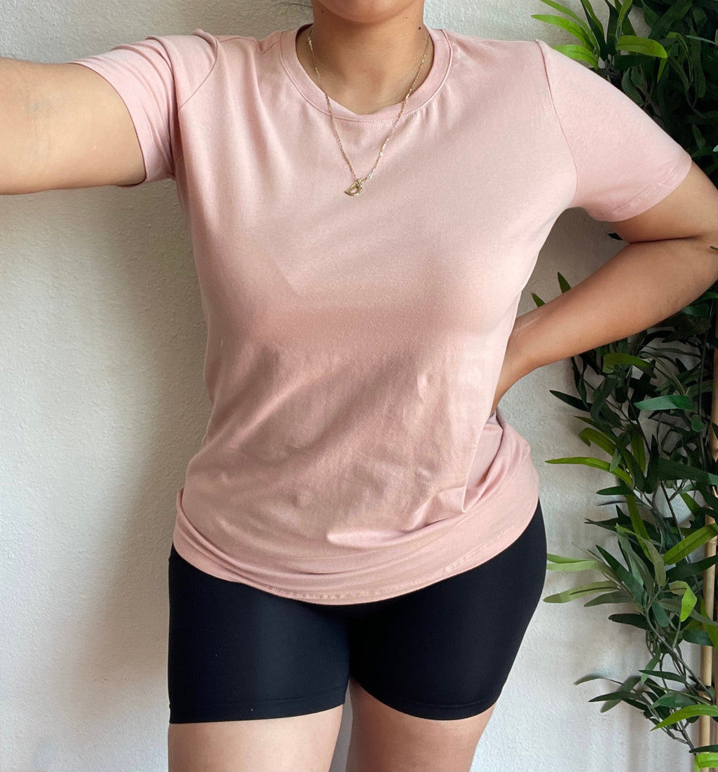 Summer basic tops (light colors)