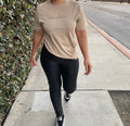 Emulate tee (tan)