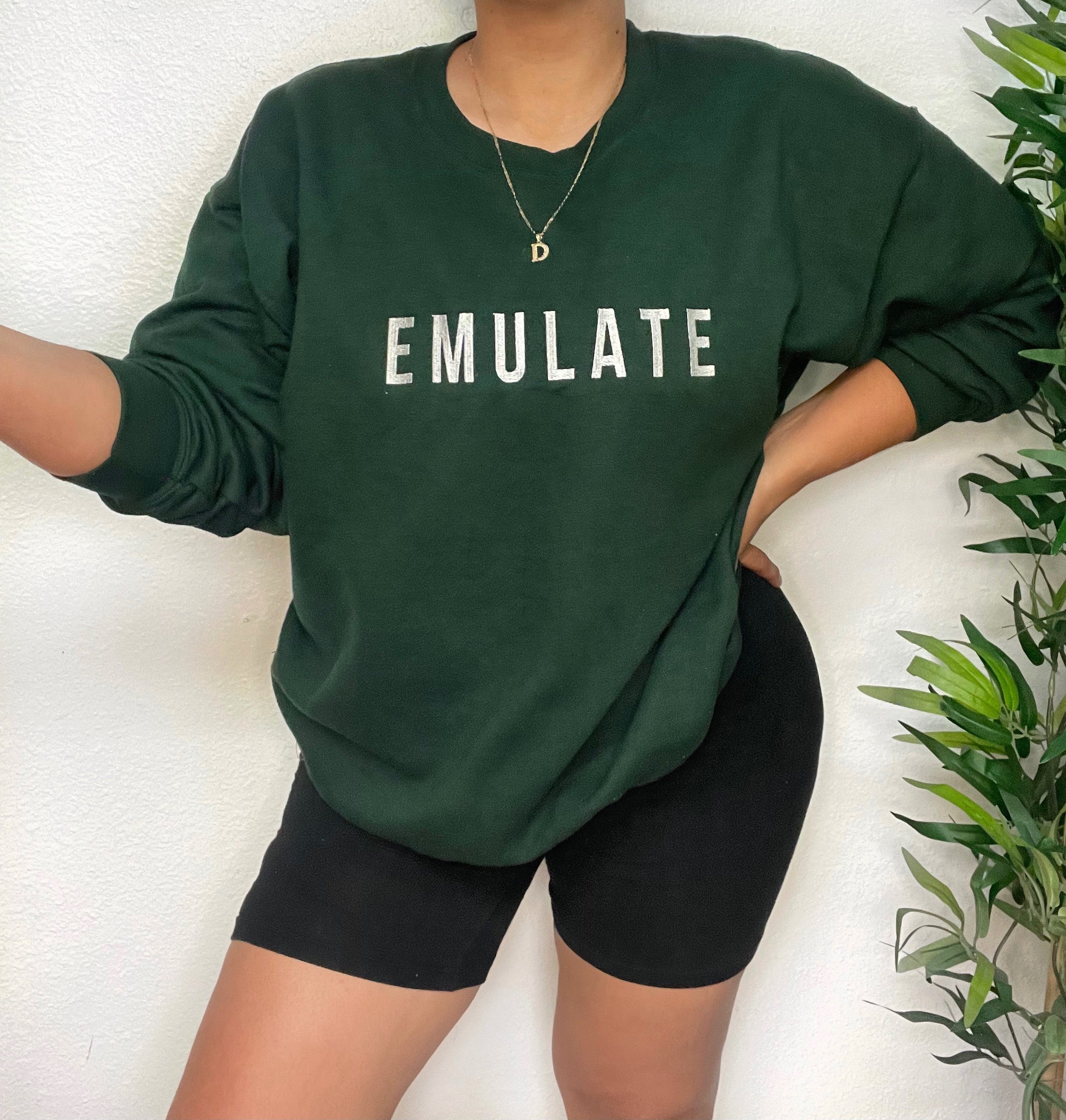 Emulate Crewneck (forest green)