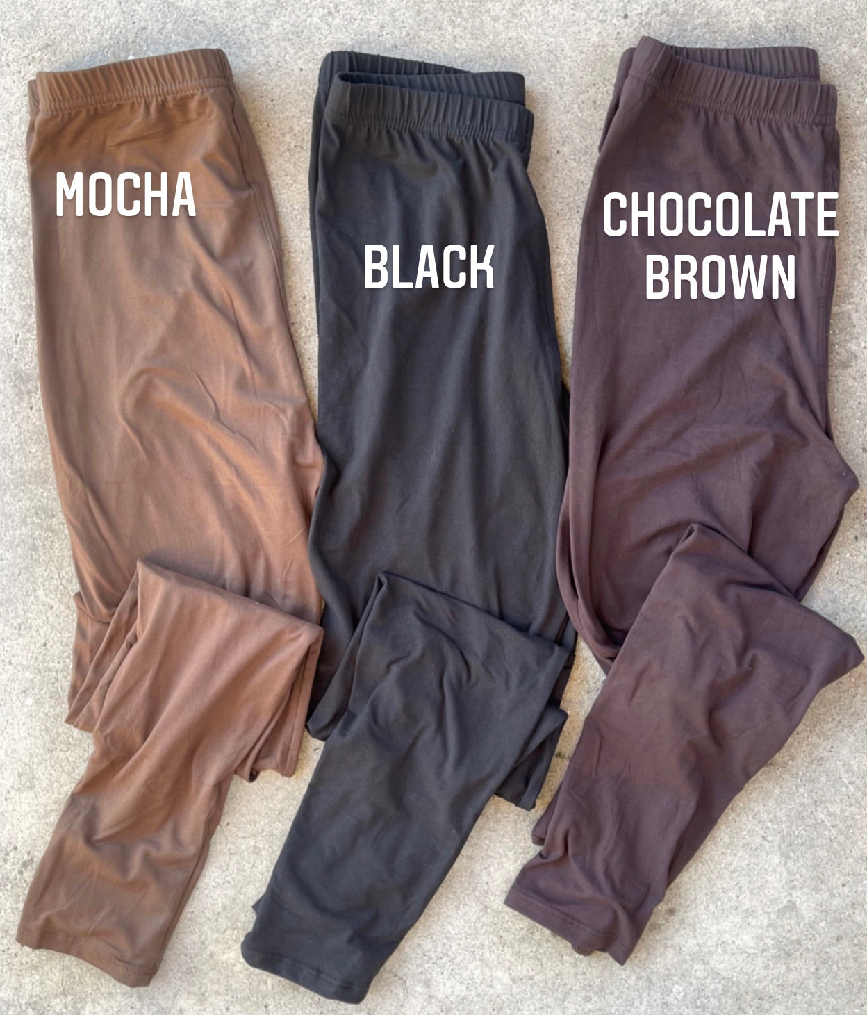 OMG leggings Chocolate brown