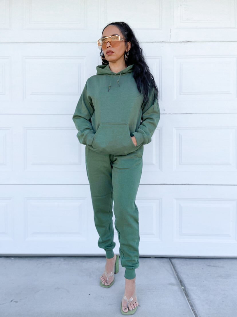 Mabel jogger set (olive)