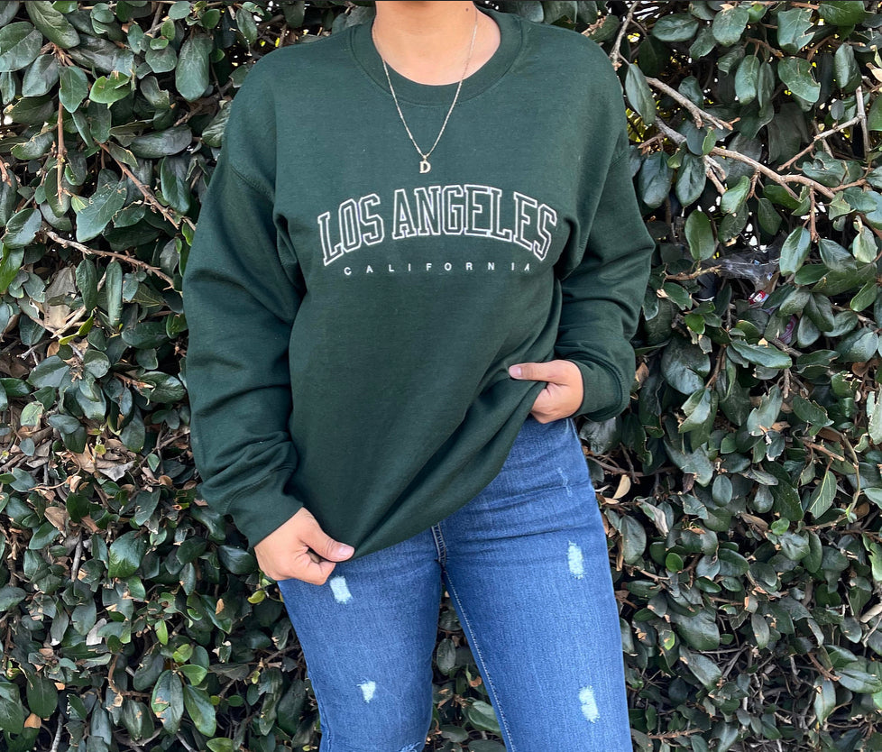 Los Angeles crewneck (green)