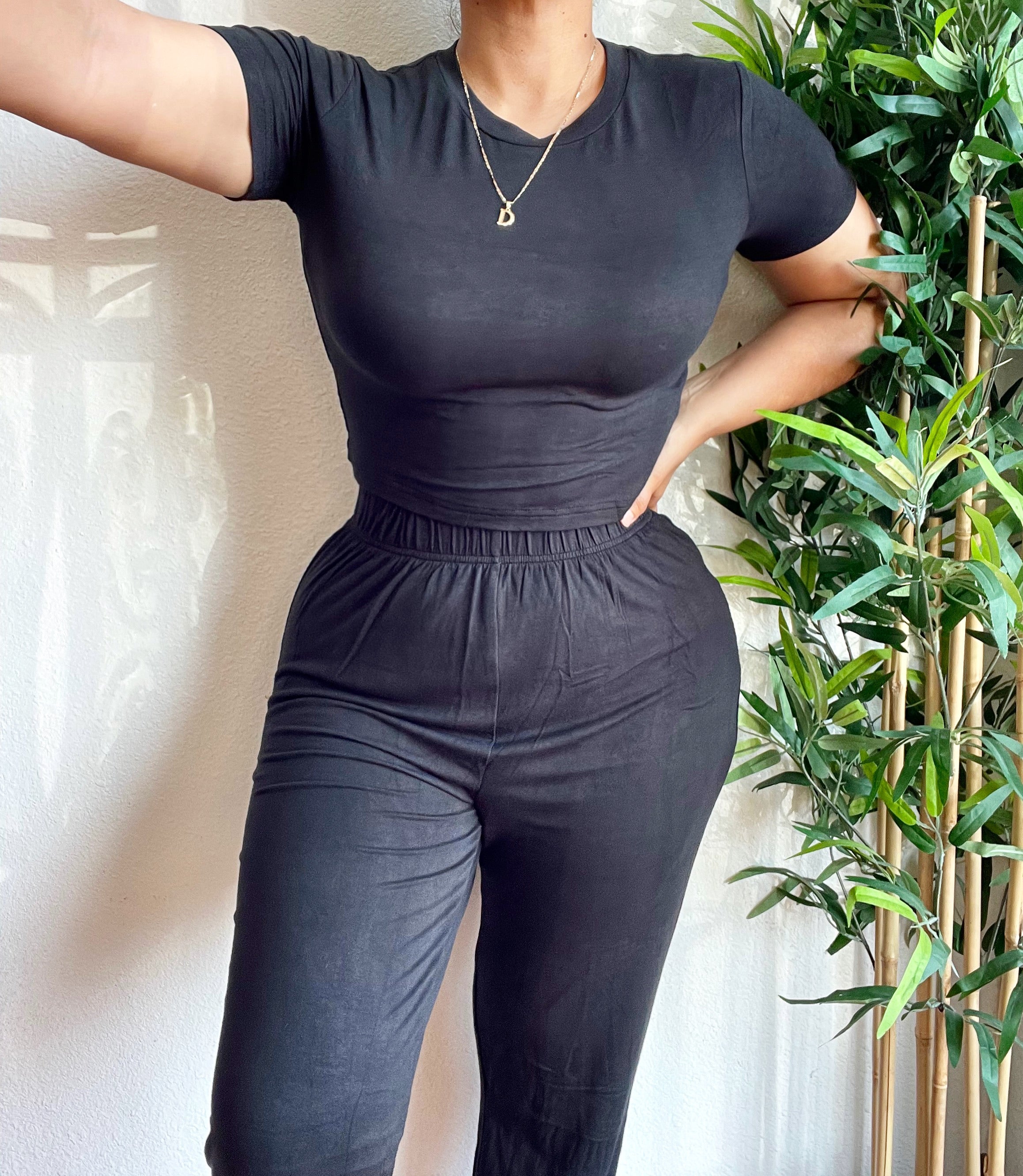 Cozy in the summer set (black)