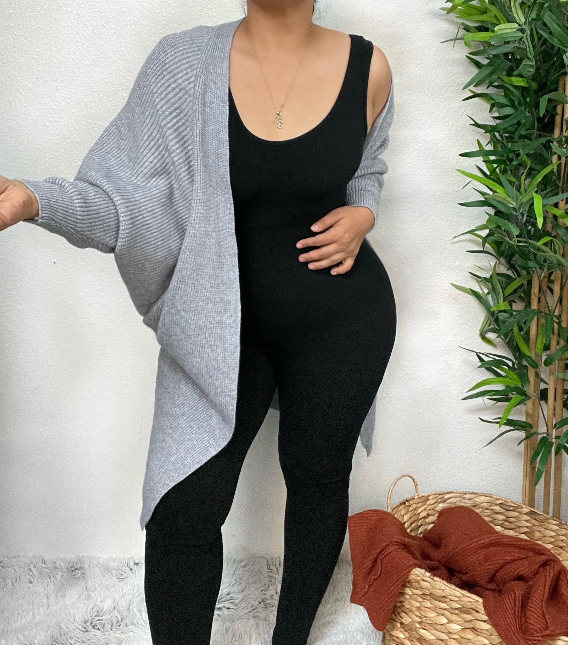 Thickness cardigan heather grey