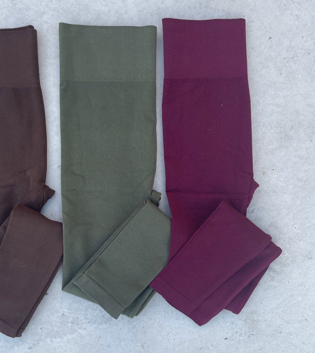 Must have compressed leggings (brown)