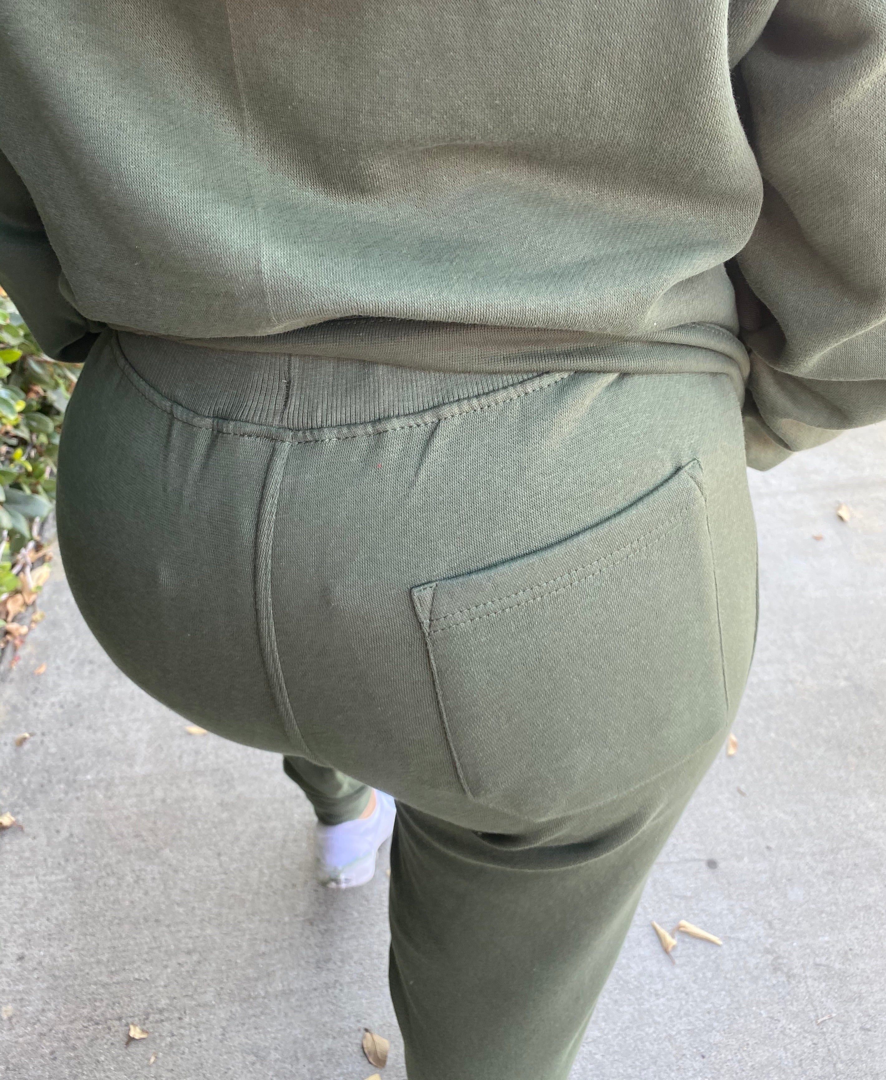 Mabel jogger set (olive)