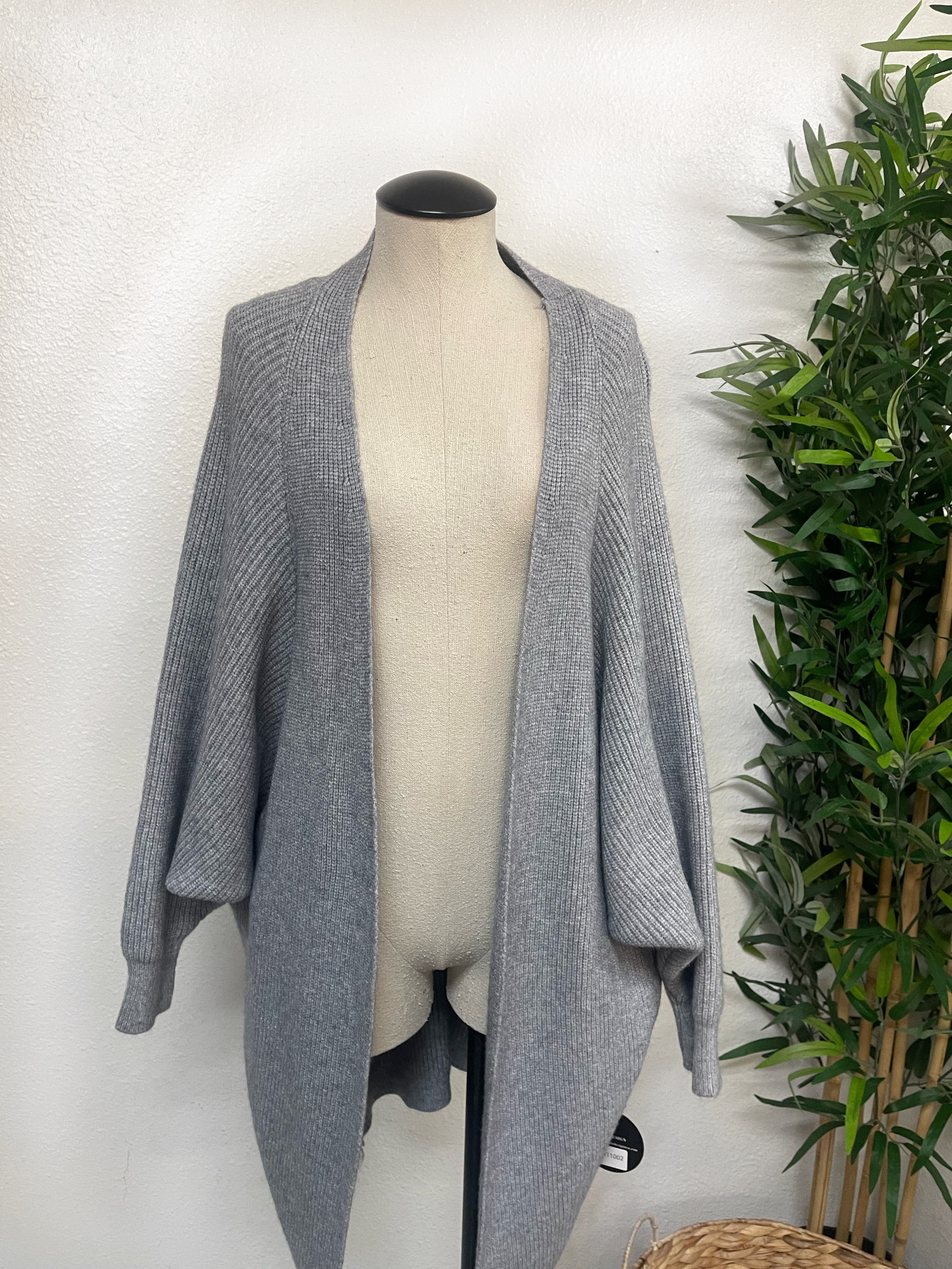 Thickness cardigan heather grey