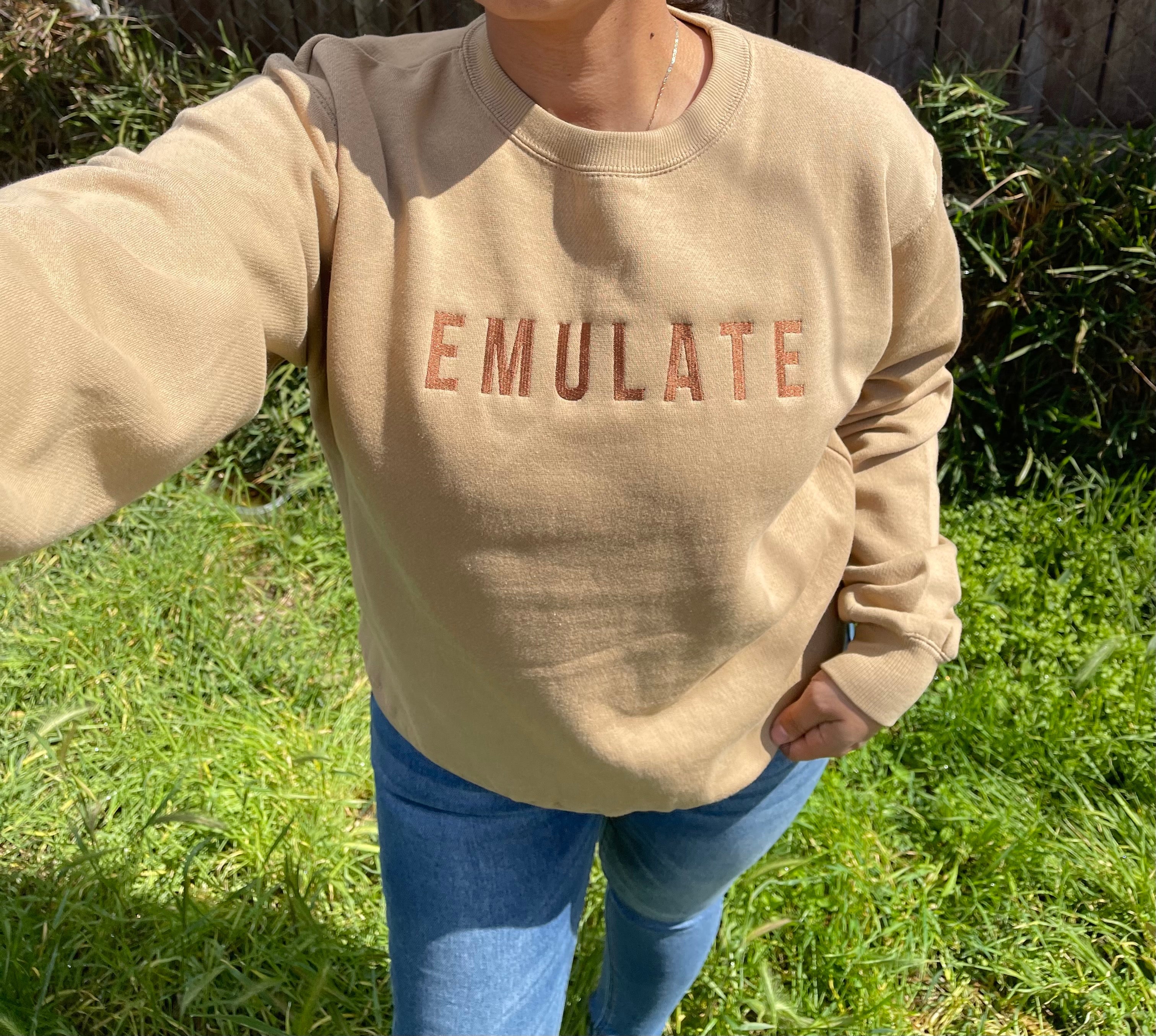 Emulate crewneck (taupe)