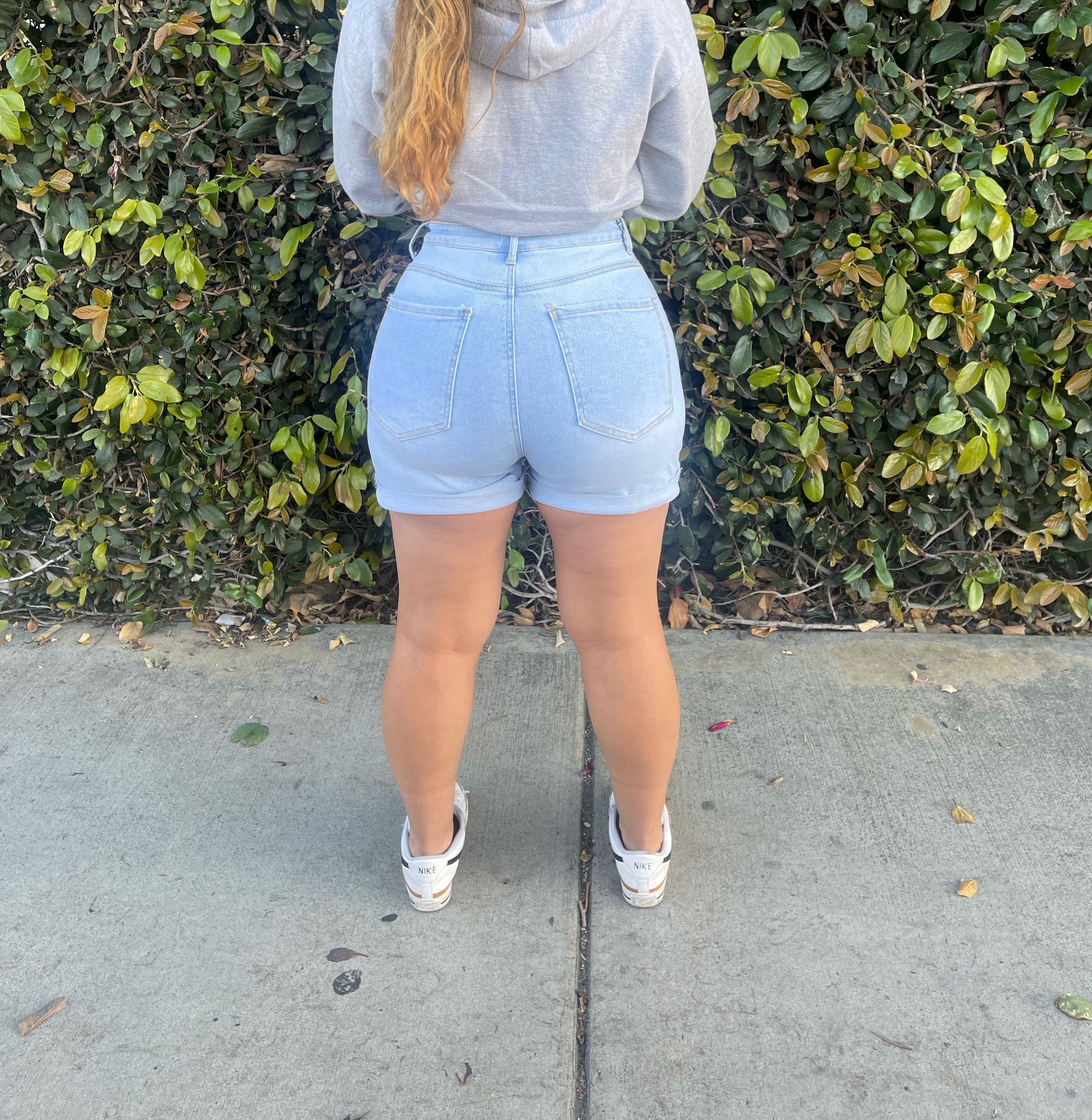 Old school mom denim shorts (LIGHT)