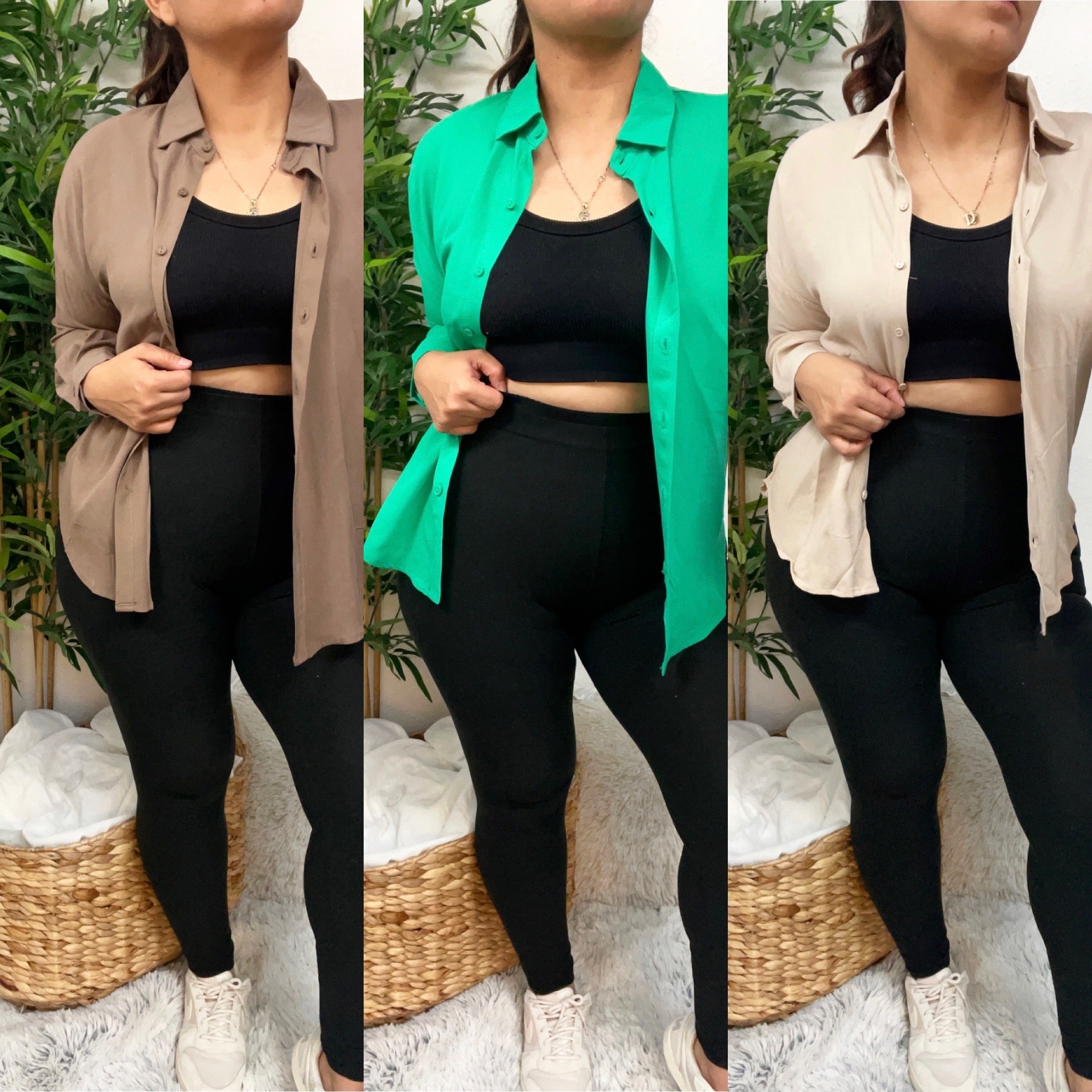 Button up Blouse (5 colors)