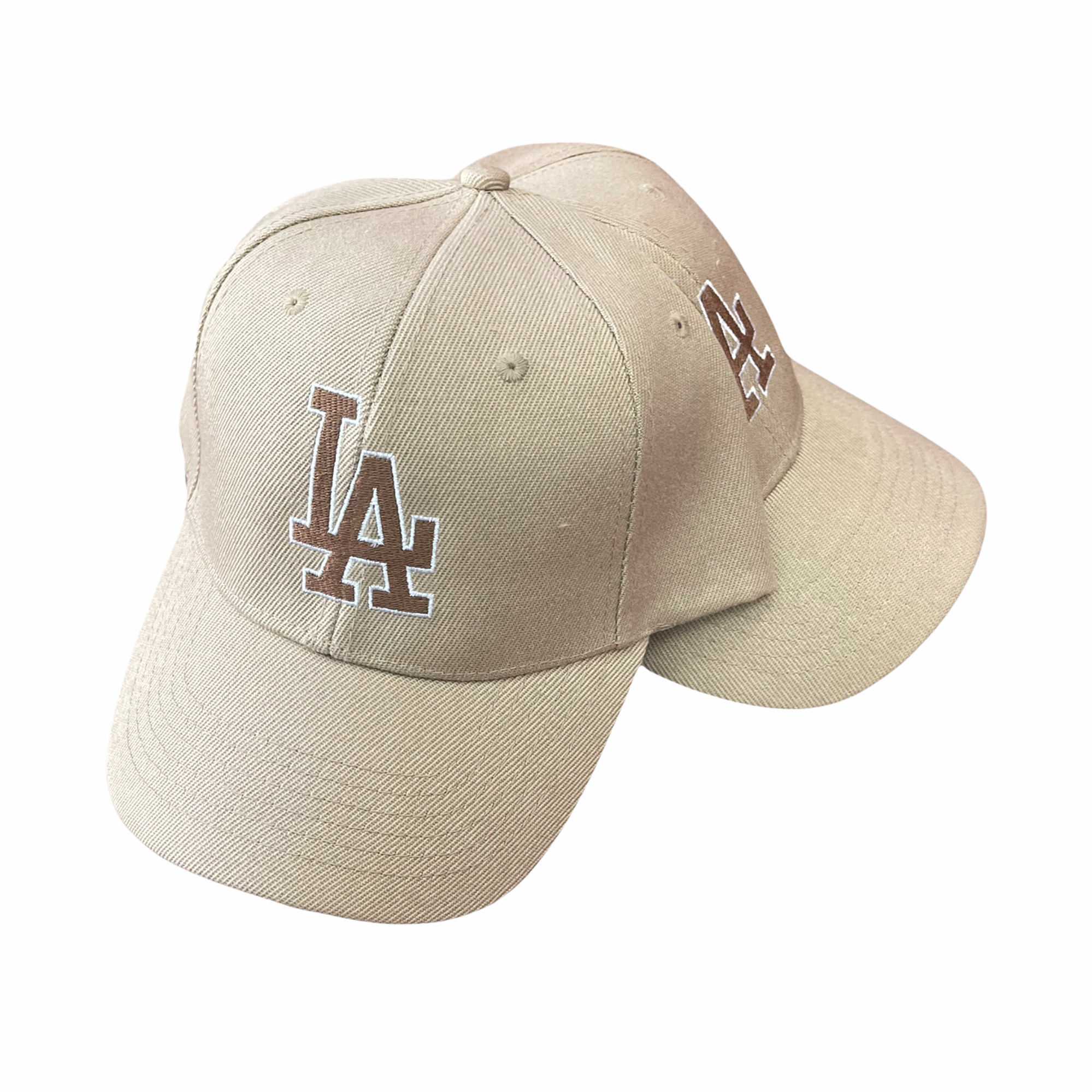 LA nude cap (brown n white)